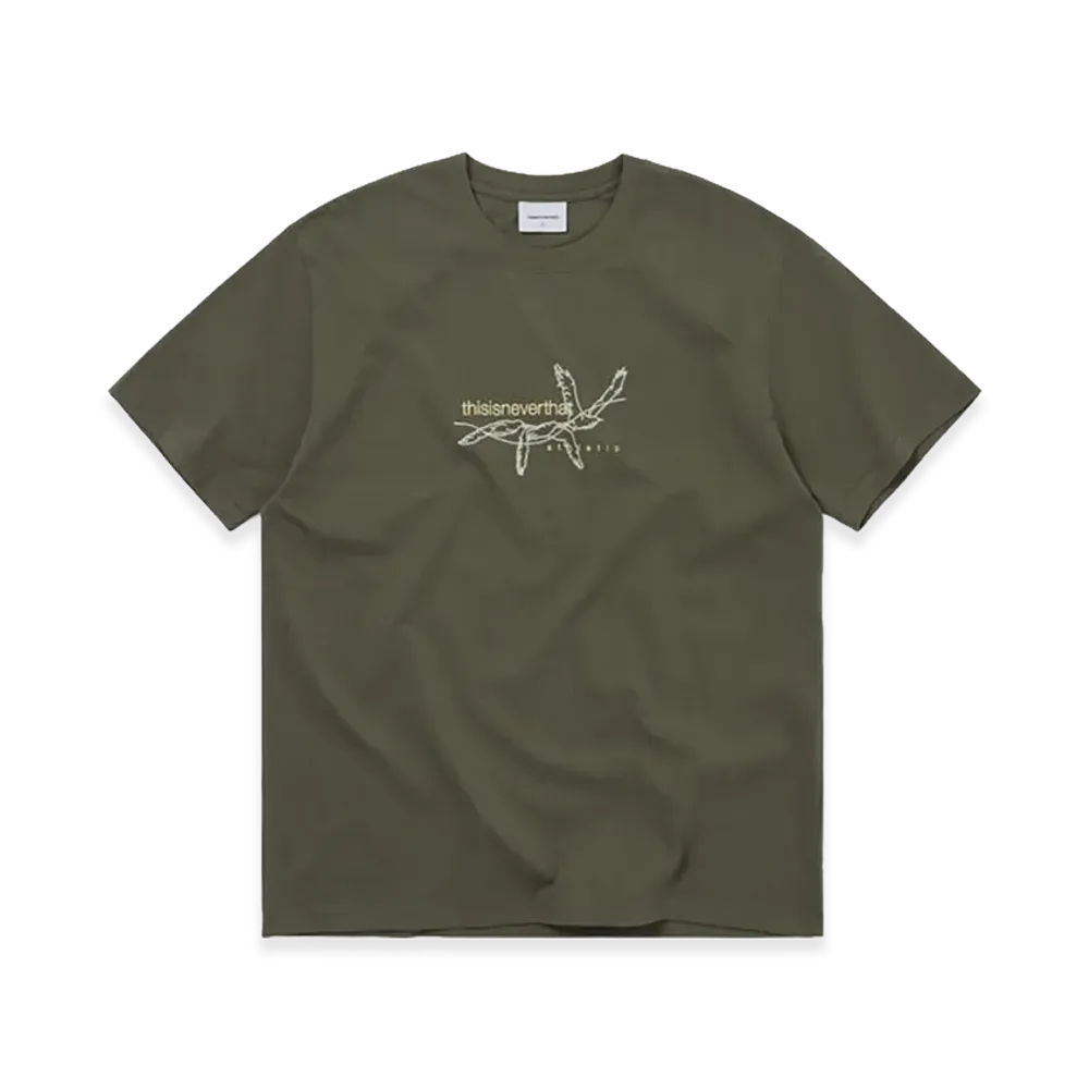 thisisneverthat Stitched Birds Tee "Olive"