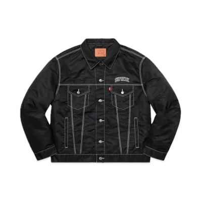 Supreme x Levi's Nylon Trucker Jacket "Black"