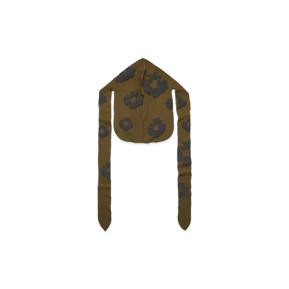 DENIM TEARS Thermal Cotton Wreath Durag "Olive"