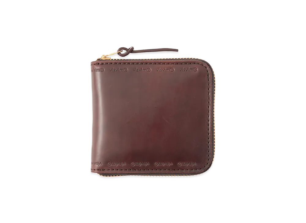 visvim Leather Bi-Fold (Cordovan) "DK.Brown"
