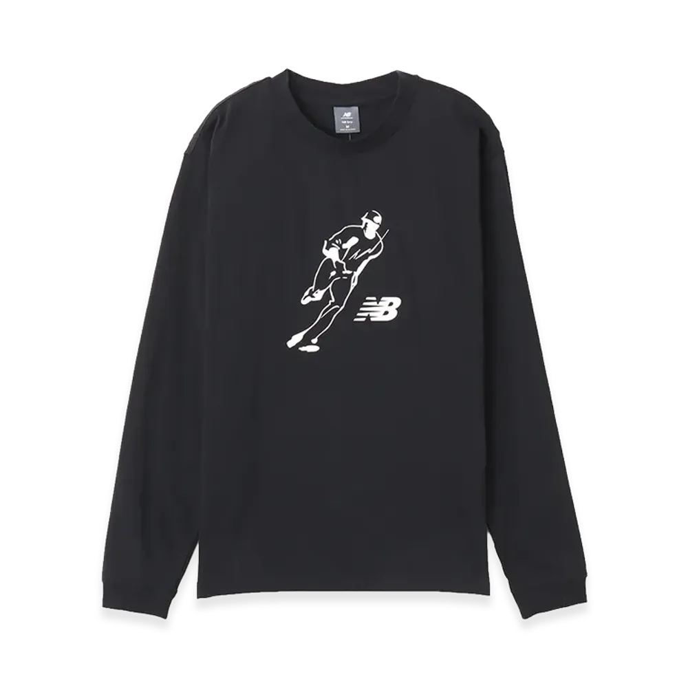 New Balance Shohei Always On Logo LS T-Shirt "Black"