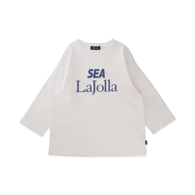 WIND AND SEA La Jolla_WDS Football Tee "White"