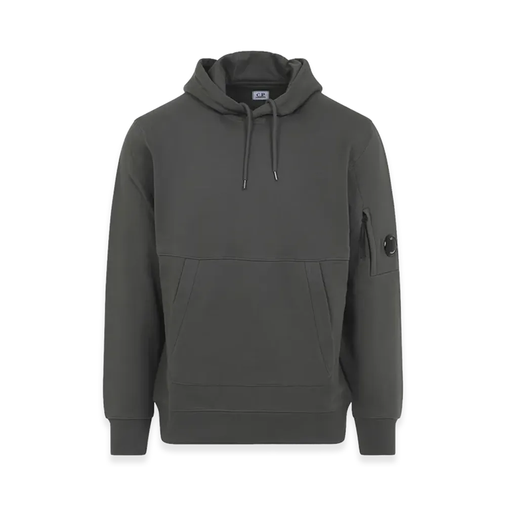 C.P. Company Sweatshirt Made Of Diagonal Raised Fleece "Gray"