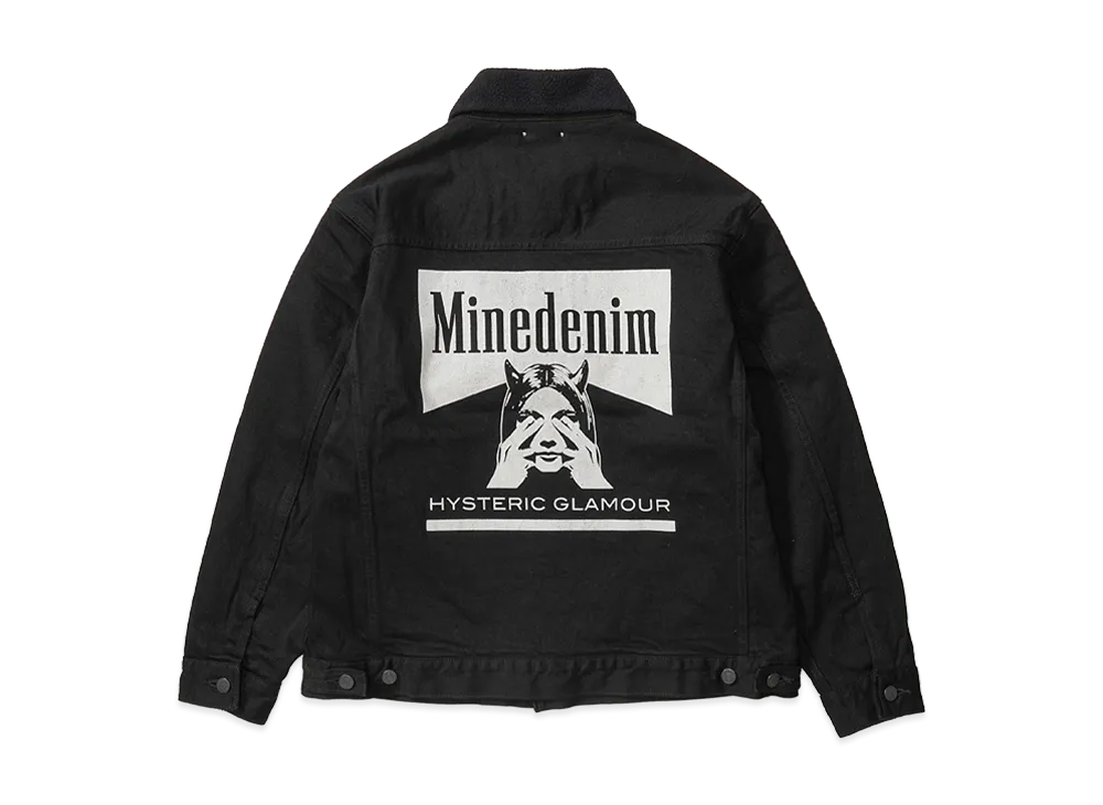 MINEDENIM x HYSTERIC GLAMOUR Denim Jacket "Black"