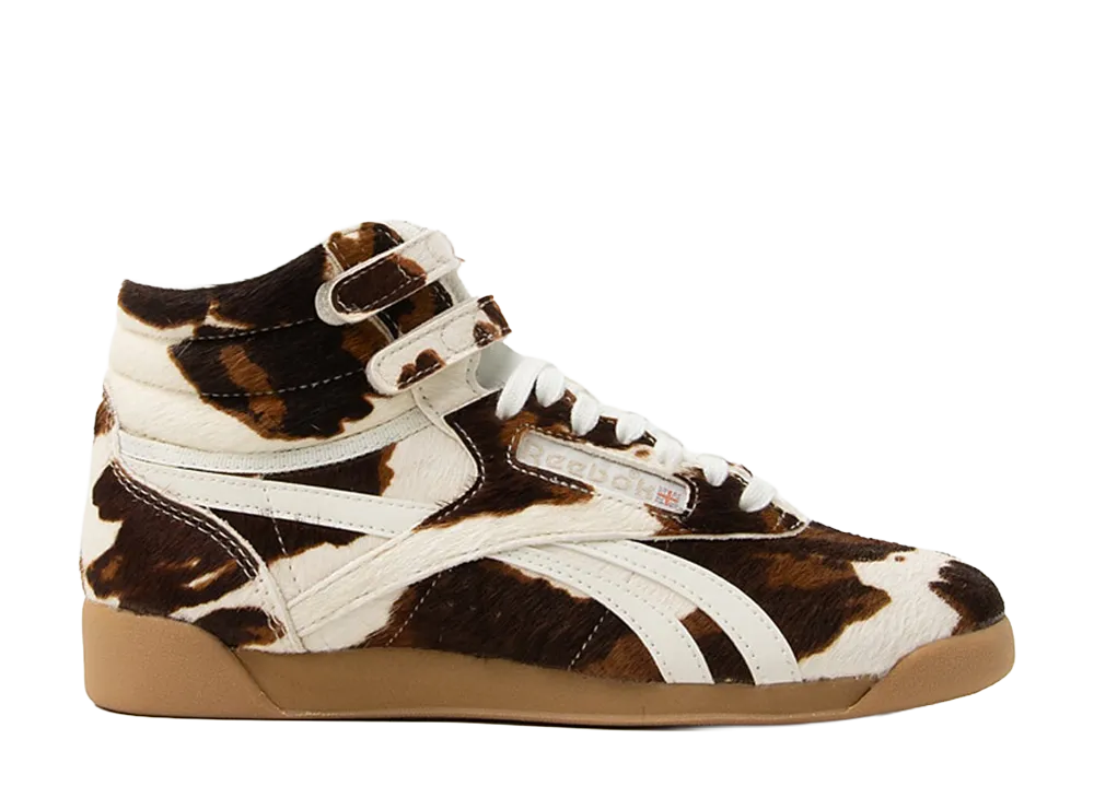 Reebok Women's Freestyle Hi "Cow"