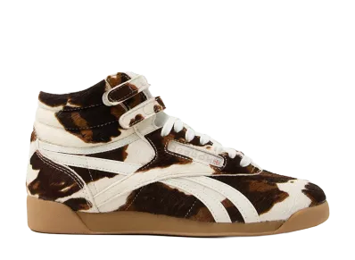 Reebok Women's Freestyle Hi "Cow"