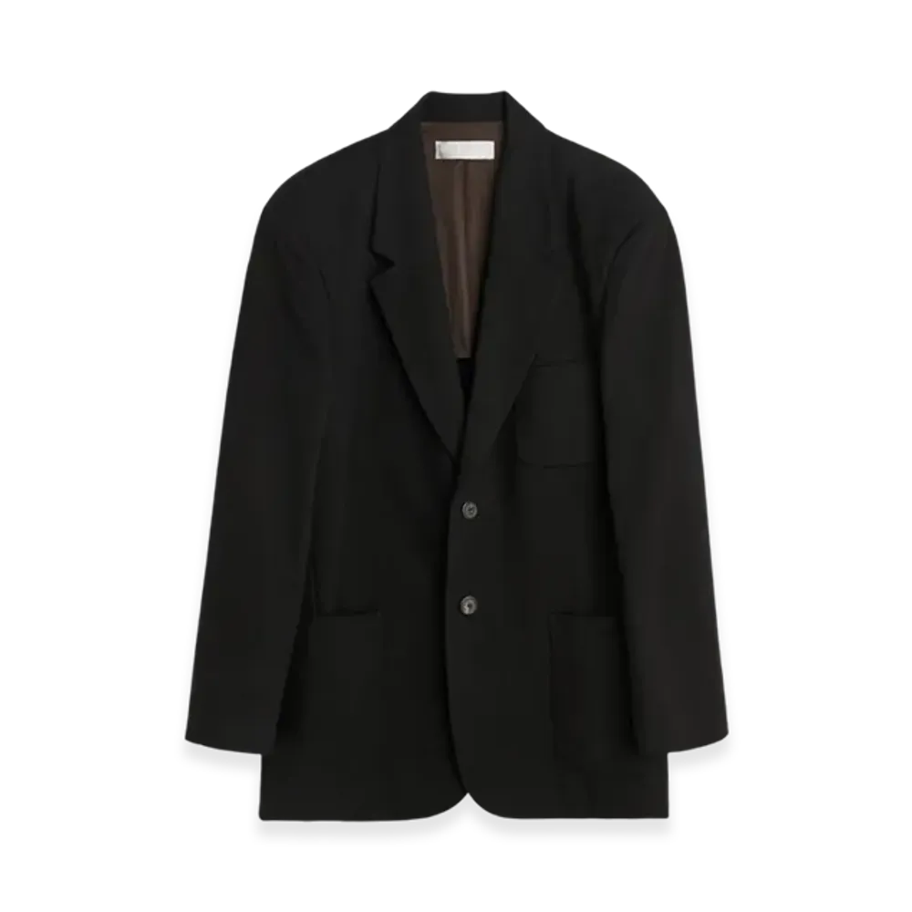 OUR LEGACY Embrace Blazer "Draping Black Canvas"