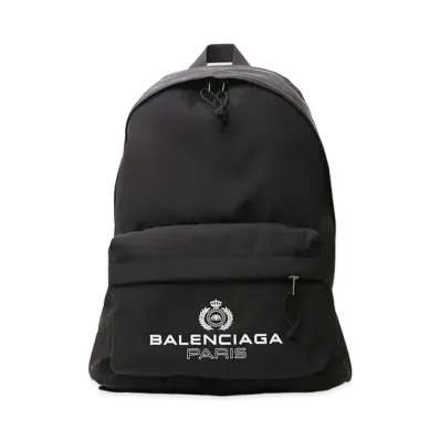 BALENCIAGA Nylon Backpack "Black"