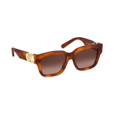Louis Vuitton LV Link PM Square Sunglasses "Light Tortoise"