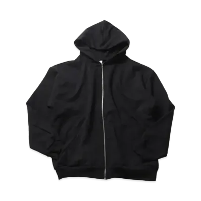 Los Angeles Apparel 14.0Oz Heavy Fleece Zip Up Hood Sweat "Black"