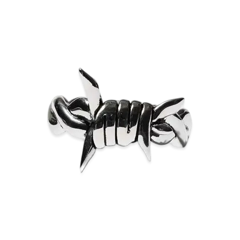 HUF Spring 24 Barbed Wire Ring "Silver"