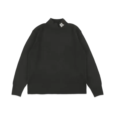 WIND AND SEA x HYSTERIC GLAMOUR Mock Neck Shirt "Black"