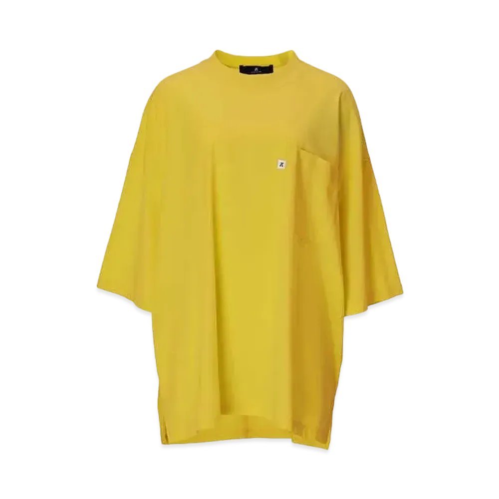 ANREALAGE Over Size Pocket Tee "Yellow"