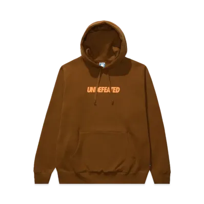UNDEFEATED Logo Hoodie "Brown"