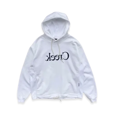 Creek Angler's Device x ALWAYTH Reverse Logo Hoodie "White"