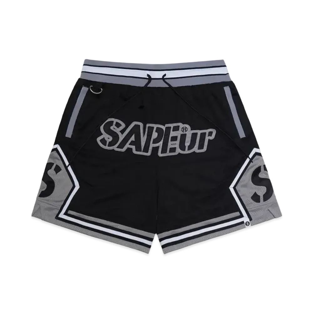 SAPEur Basket Shorts "Black"