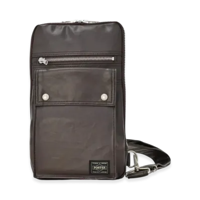 PORTER Freestyle Sling Shoulder Bag "Brown"
