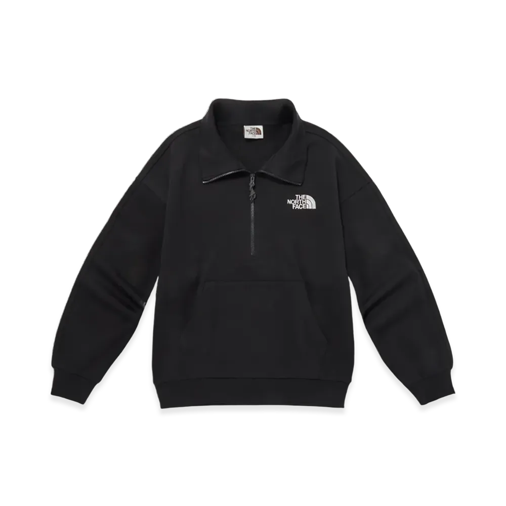 The North Face White Label Comfy Half Zip Sweatshirts "Black"
