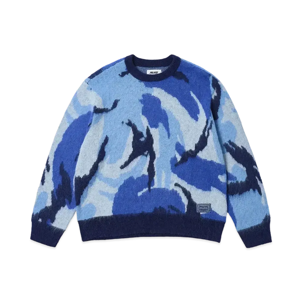 PALACE Hairy Camo Knit "Water"
