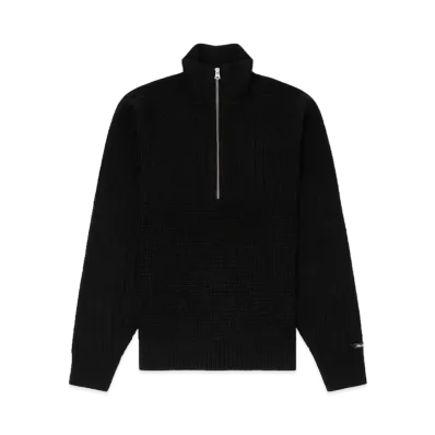Aime Leon Dore Merino Half-Zip Knit Pullover "Black"