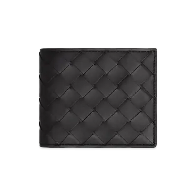 Bottega Veneta Bifold Wallet "Black Grass"
