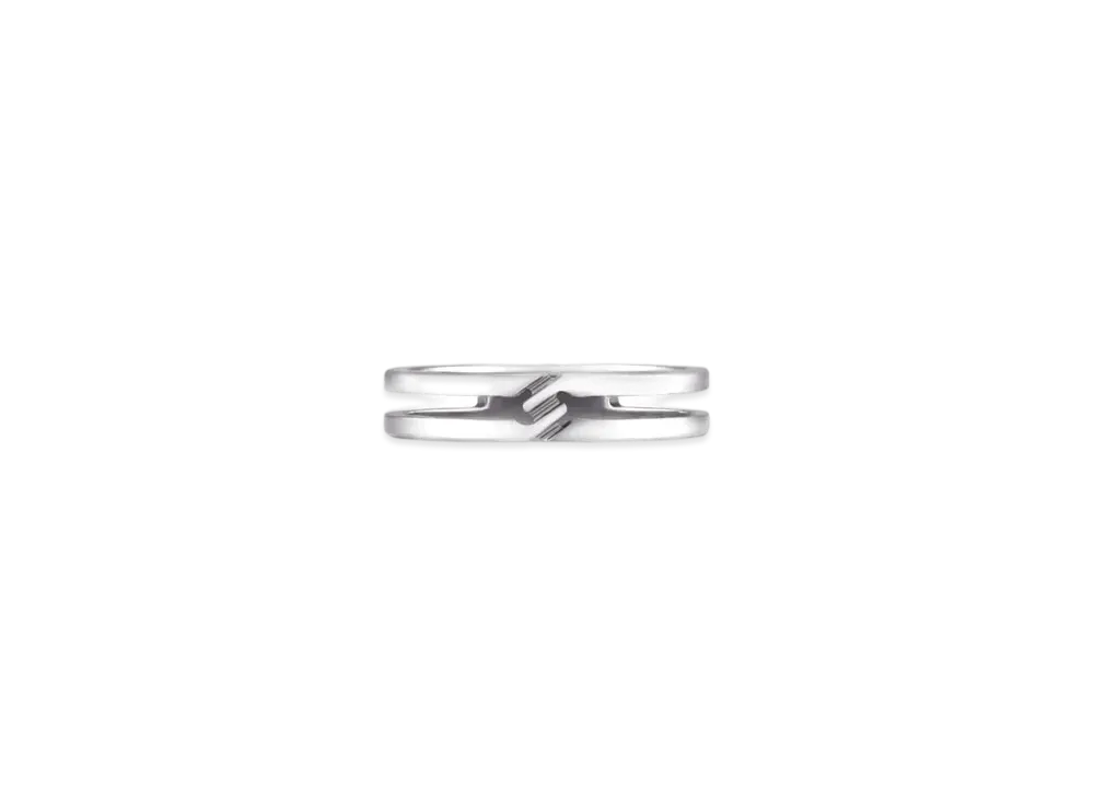 GUCCI Gucci Infinity 18K Ring "Silver"