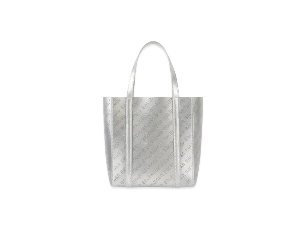 BALENCIAGA Women's Everyday XXS Tote Bag "New Silver"