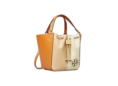 TORY BURCH Mac Glow Color Block Dragon Fly Mini (Dragonfly Bag) "Squash"