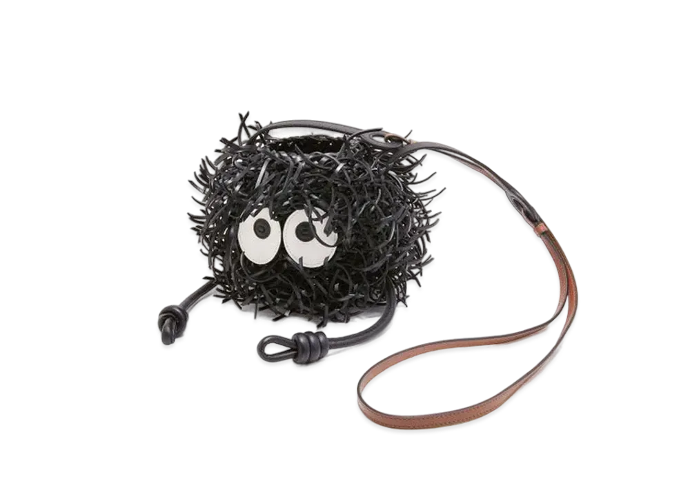 LOEWE x Spirited Away Susuwatari Bag In Classic Calfskin "Black"