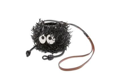 LOEWE x Spirited Away Susuwatari Bag In Classic Calfskin "Black"