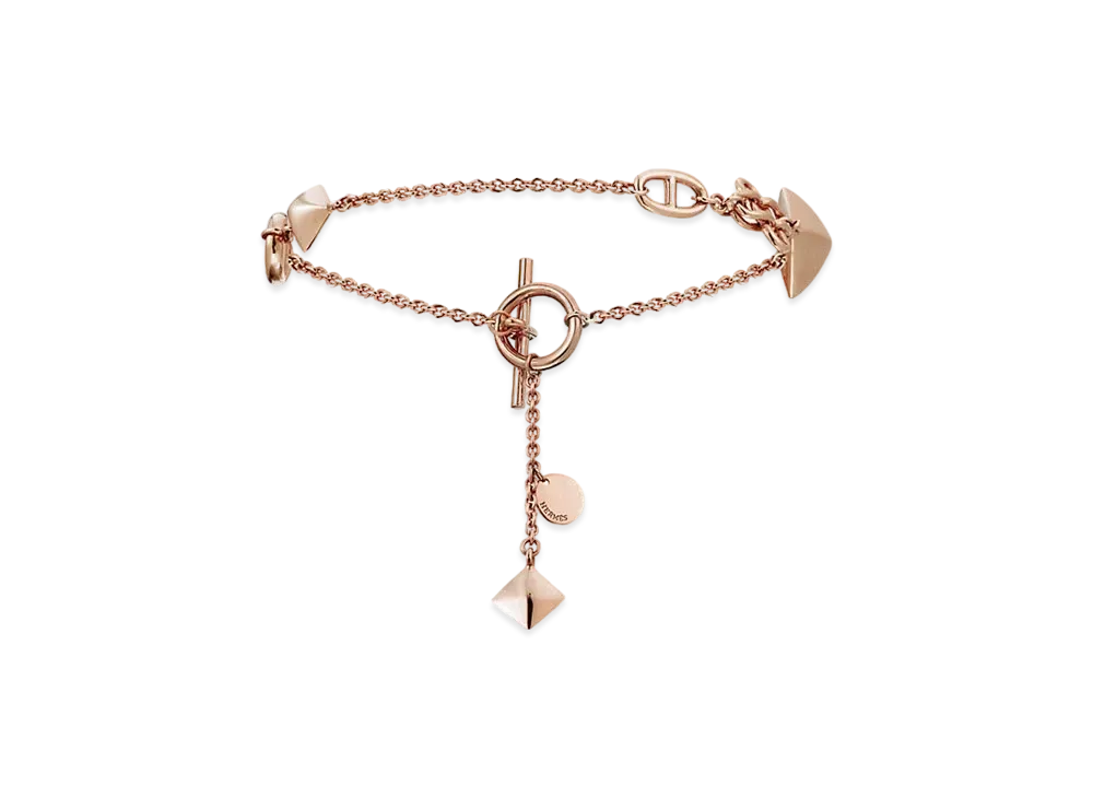 Hermes Ronde Multi Bracelet "Pink Gold"