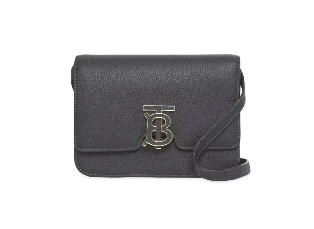 バーバリー スモール レザー TBバッグ "ブラック" P80491221