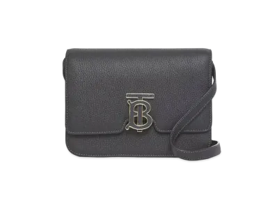 BURBERRY Small Leather TB Bag "Black"