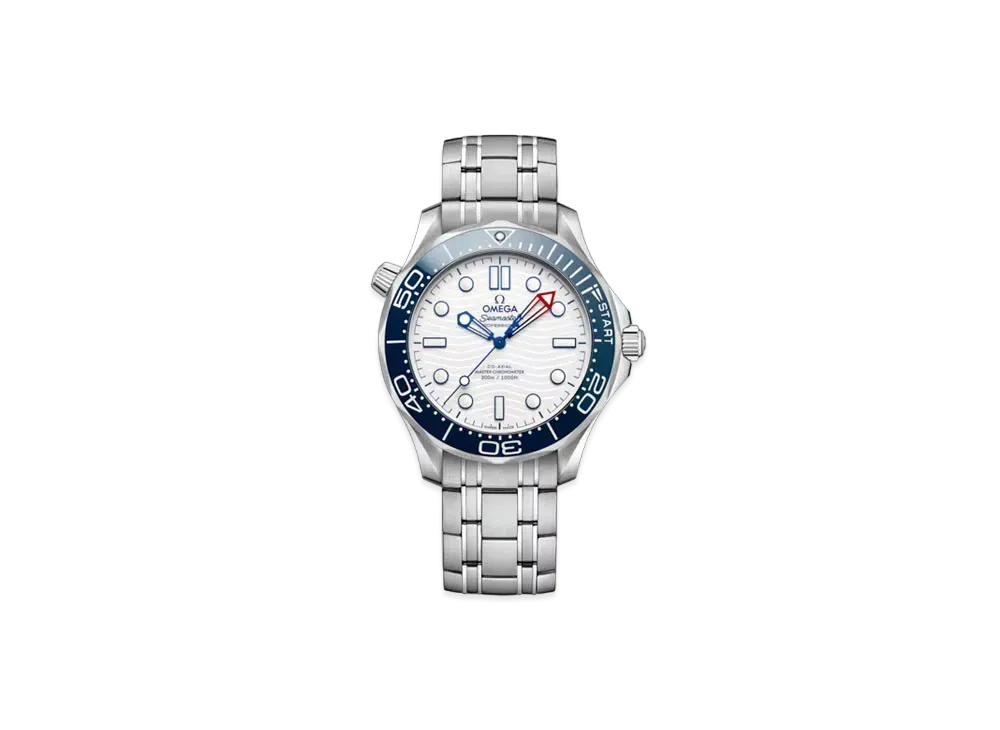 OMEGA Seamaster Diver 300M 37th America's Cup Co-Axial Master Chronometer 42MM "Stainless Steel/White/Blue" 210.30.42.20.04.002