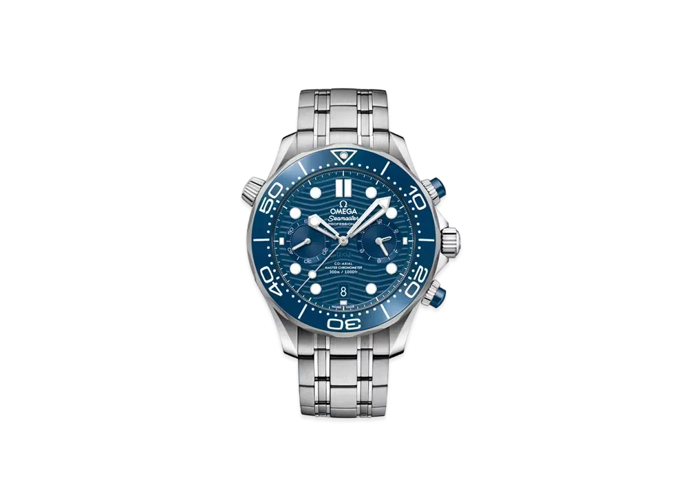 OMEGA Seamaster Diver 300M Co-Axial Master Chronometer Chronograph "Blue" 210.30.44.51.03.001
