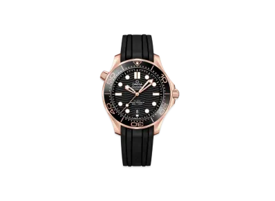 OMEGA Seamaster Diver 300M 42MM Rubber Strap "Sedona Gold/Black" 210.62.42.20.01.002