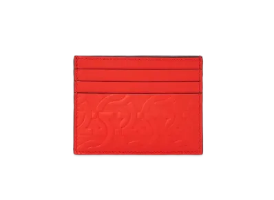 Salvatore Ferragamo Card Case "Candy Apple Red/Black"