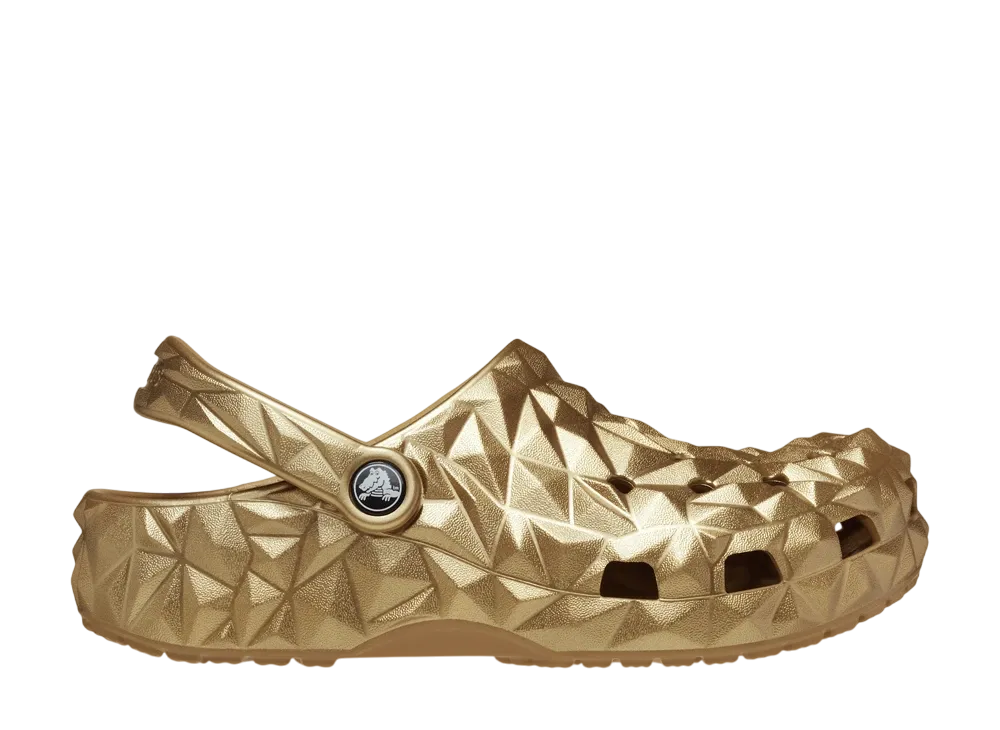 Crocs Classic Metallic Geometric Clog "Gold"