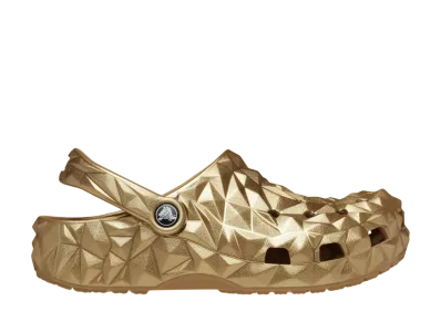 Crocs Classic Metallic Geometric Clog "Gold"