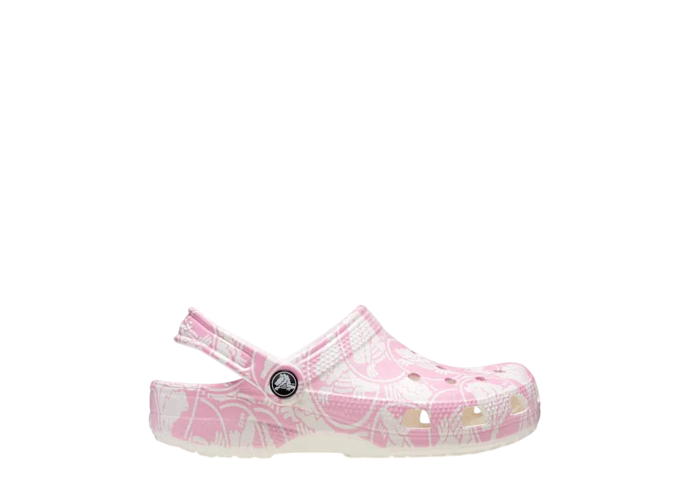 Crocs Little Kids Classic Duke Print Clog "Pink Tweed"