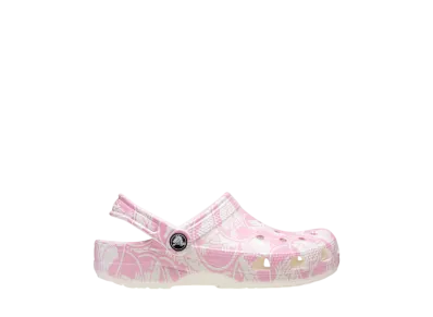 Crocs Little Kids Classic Duke Print Clog "Pink Tweed"
