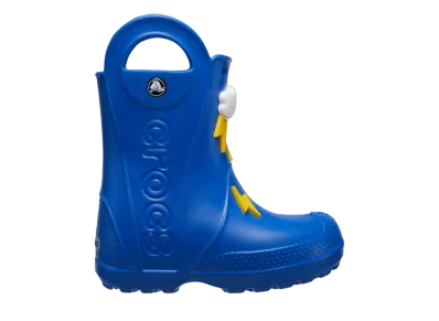 Crocs KIDS Handle It Lightning Bolt Rain Boot "Blue Bolt"