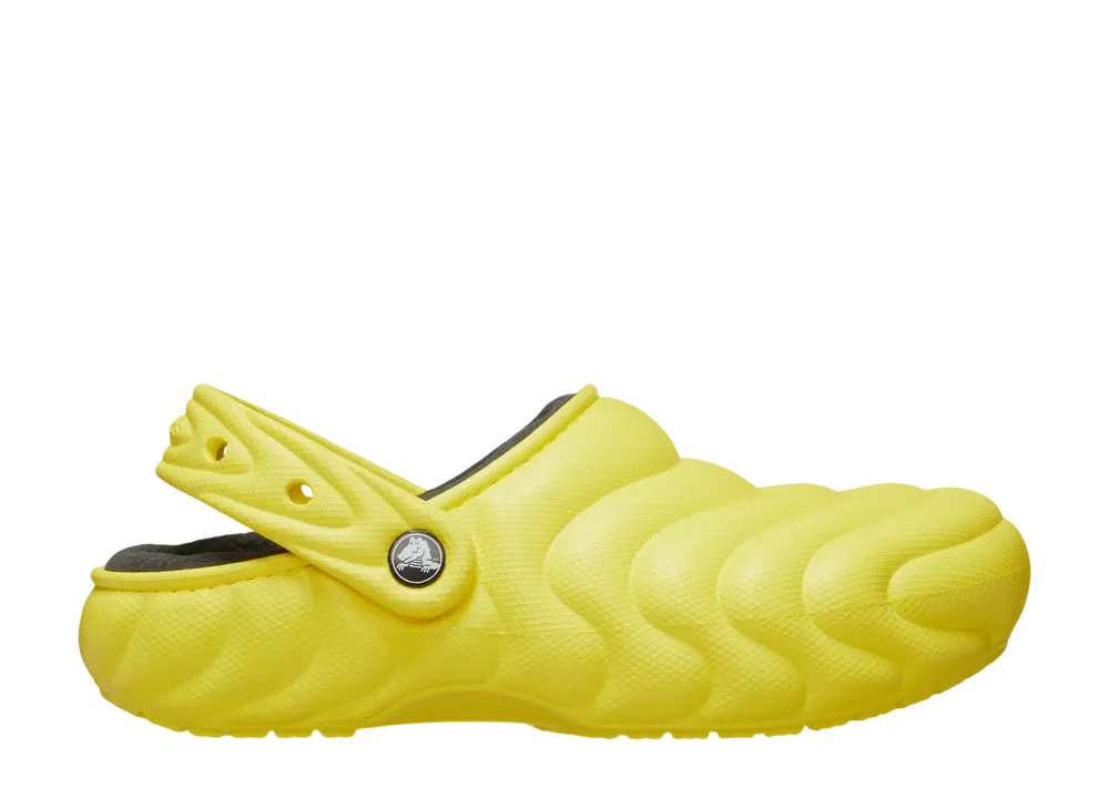 Crocs Classic Lined Overpuff Clog "Cyber Yellow"