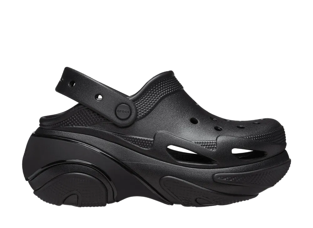 Crocs Bubble Crush Clog "Triple Black"