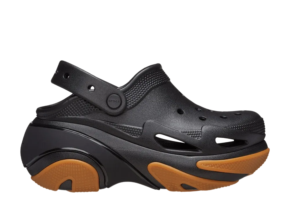Crocs Bubble Crush Clog "Black/Gum"