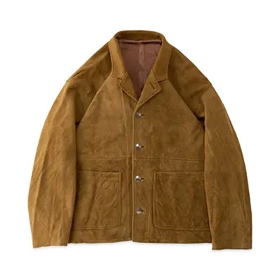 visvim SOWER JKT (JP DEERSKIN) "Camel"