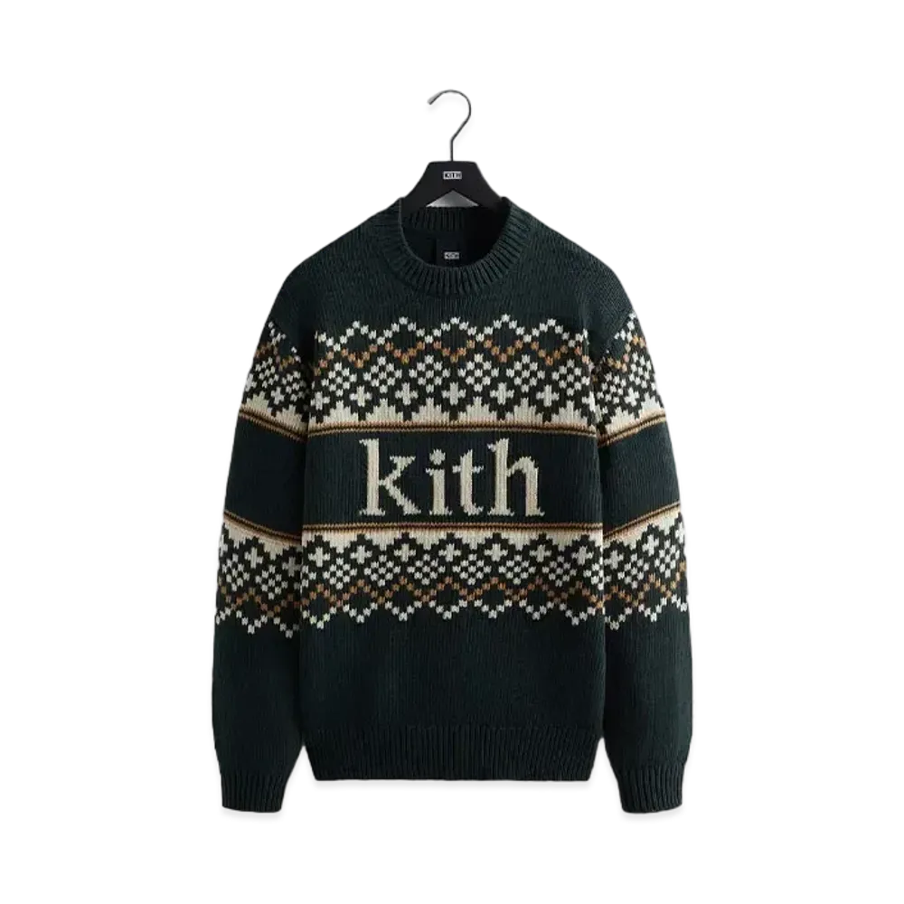 Kith Kithmas Fair Isle Crewneck "Stadium"