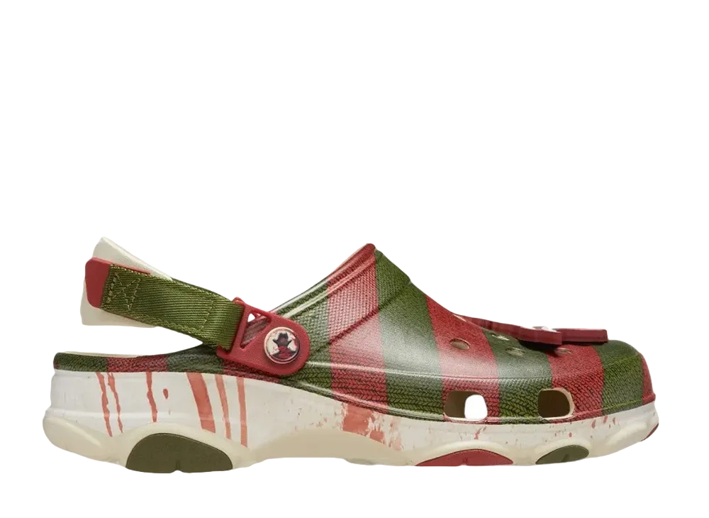 Freddy Kreuger x Crocs All Terrain Clog "Maroon/Olive"