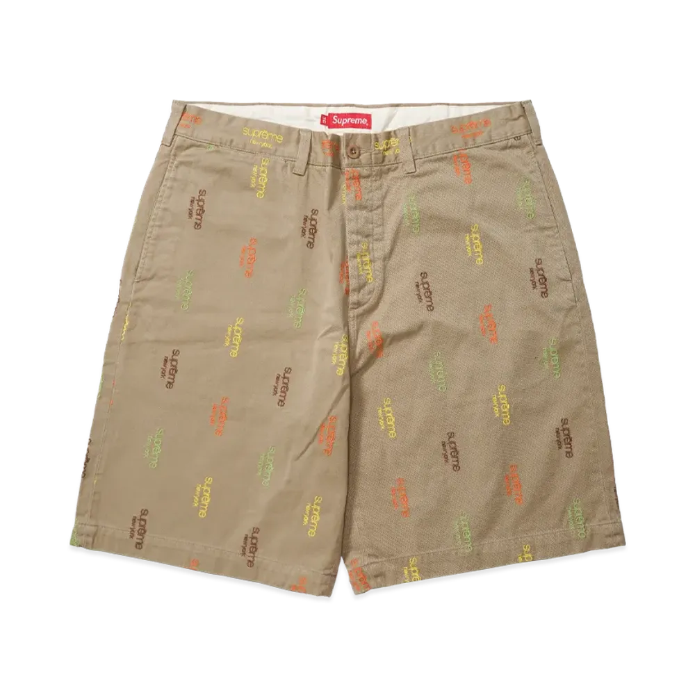 Supreme Classic Logo Chino Short "Tan"