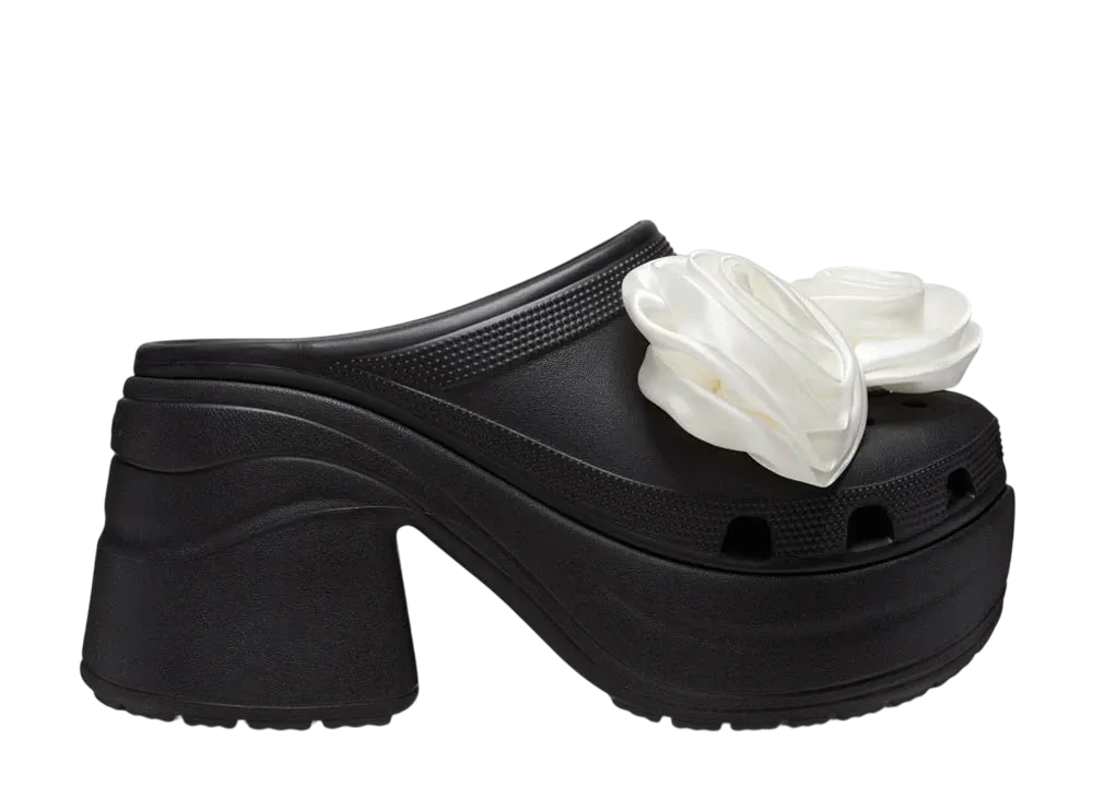 Crocs Siren Rosette Clog "Black"